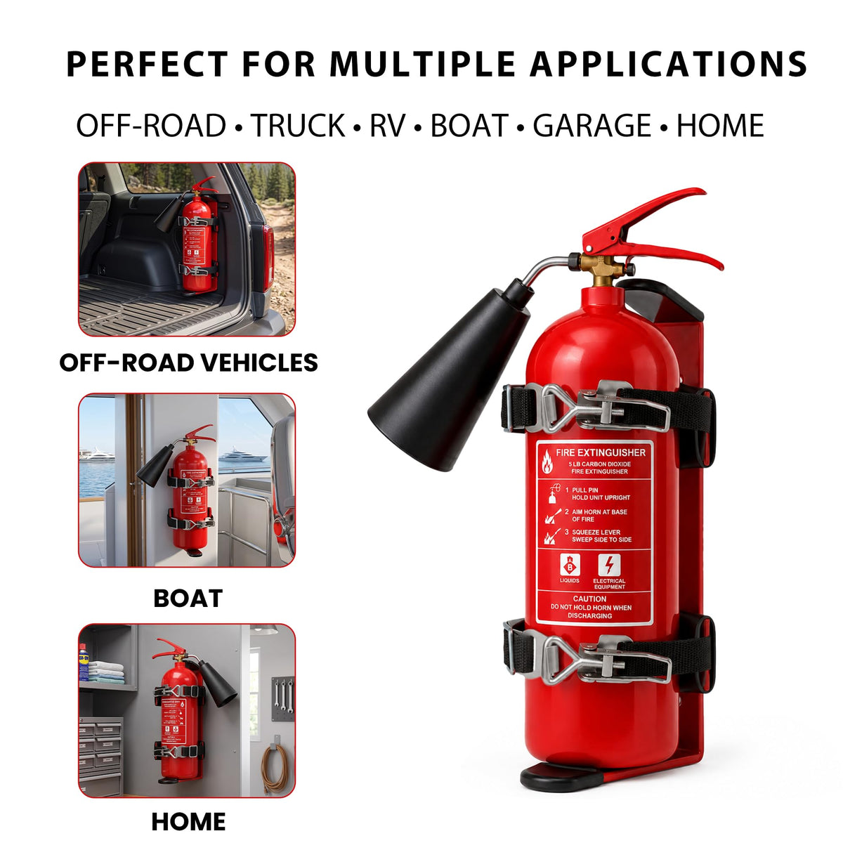 Fire Extinguisher Mount Bracket for 2.5&5lb R120
