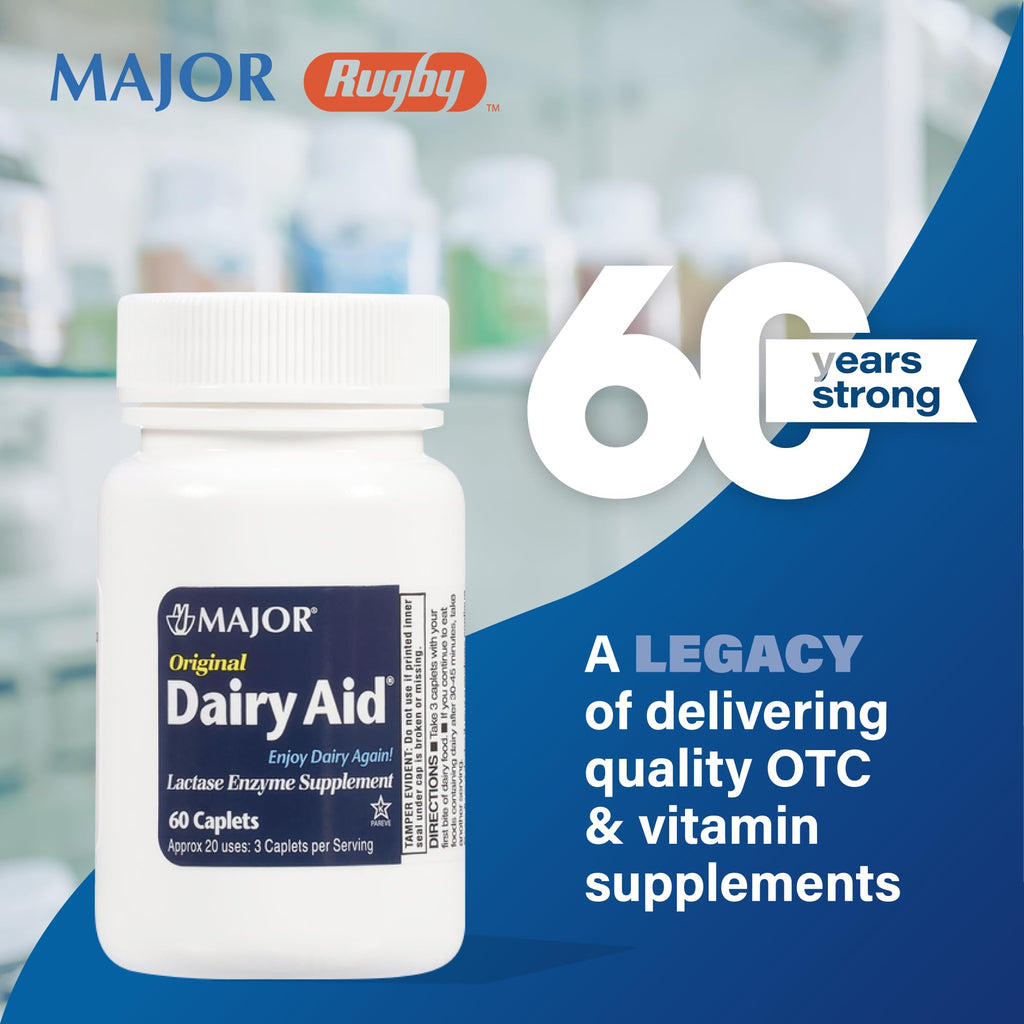 Lactase Enzyme Supplement 60 Caplets 2 Pack X1334