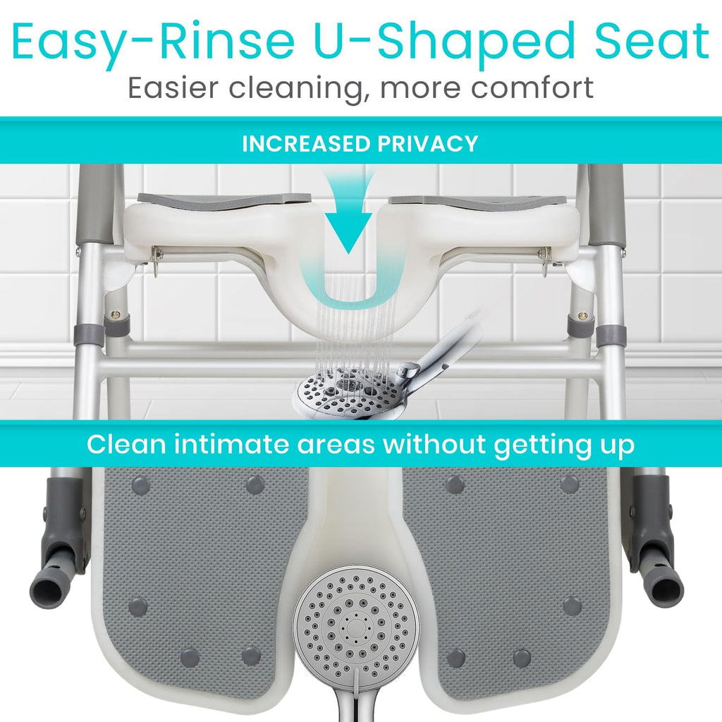 U-Shaped Shower Chair with Arms K667