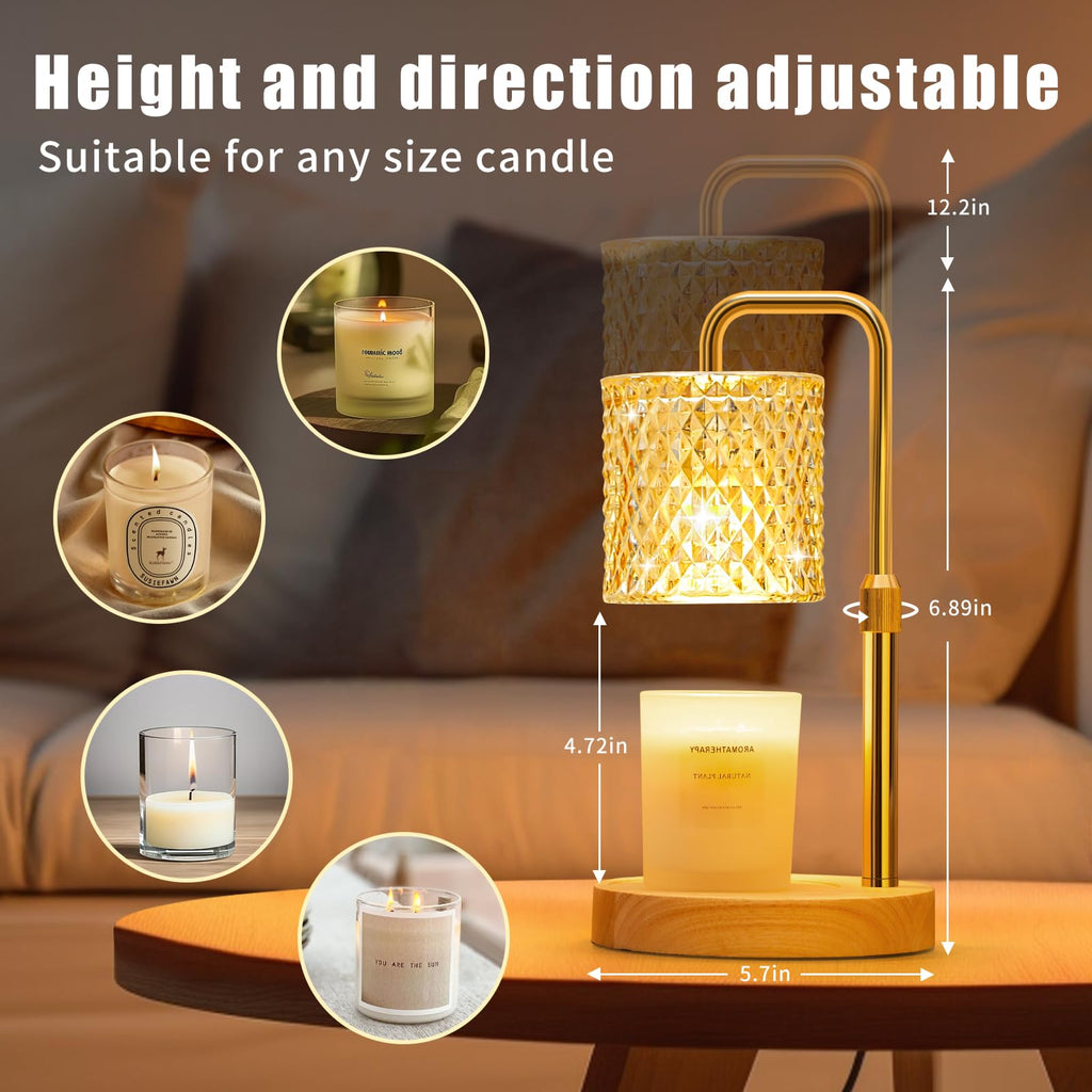 Dimmable Candle Warmer Lamp with Timer V319