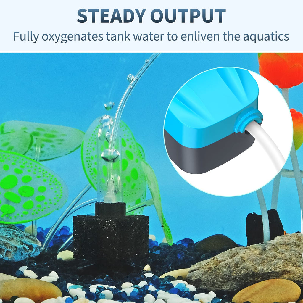 Aquarium Air Pump with Sponge Filter Kit Q999221