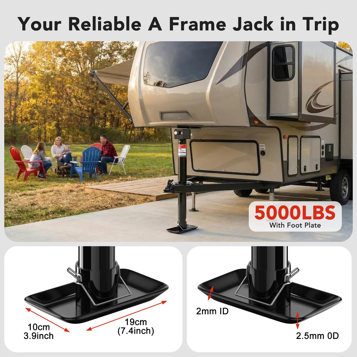 A-Frame Trailer Jack 2-in-1 D201