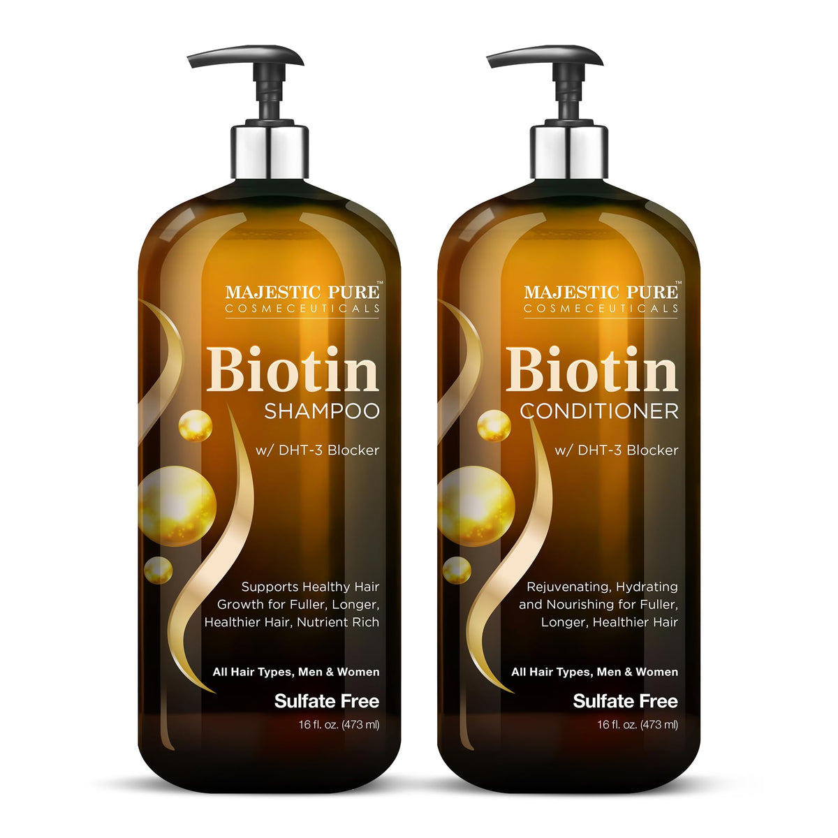 Biotin Shampoo and Conditioner Set 2x16 Fl oz A5422