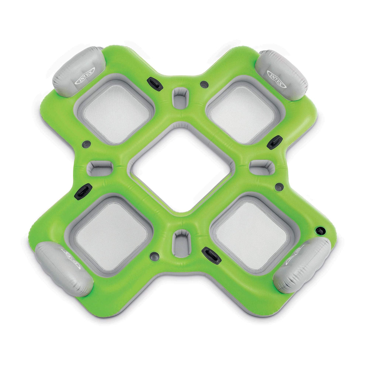 Inflatable 4 Seat PVC Pool Raft Green B544