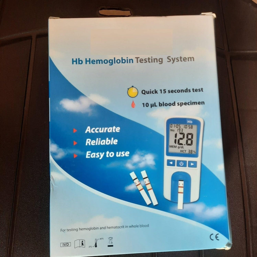 Hemoglobin Test Meter Kit with 50 Test Strips C114