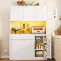 Pantry Cabinet with Charging Station Q17528