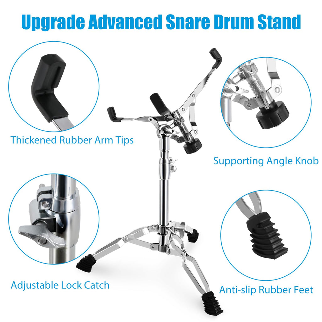 Height Adjustable Double Braced Snare Drum Stand Z4658