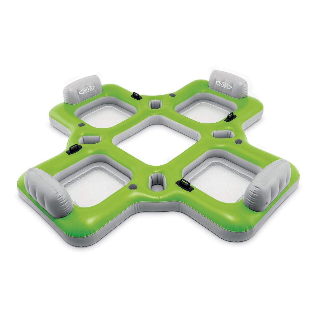 Inflatable 4 Seat PVC Pool Raft Green B544