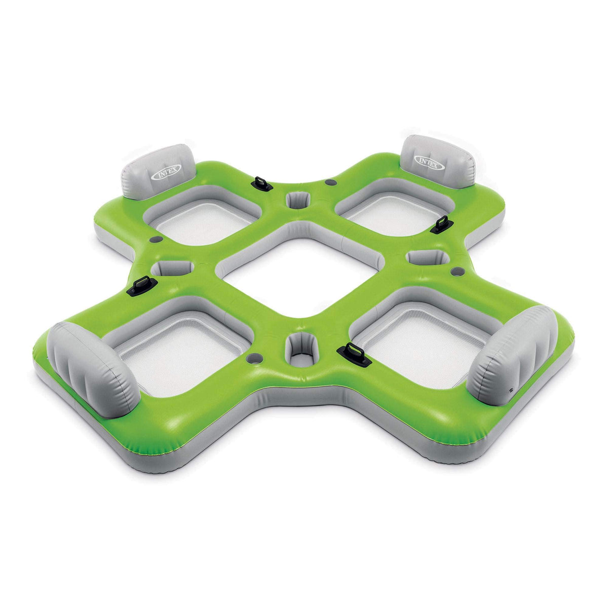 Inflatable 4 Seat PVC Pool Raft Green B544