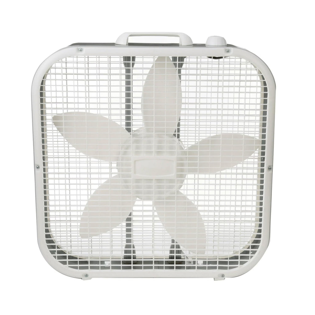 20" Classic Box Fan, 3 Speeds, White A399