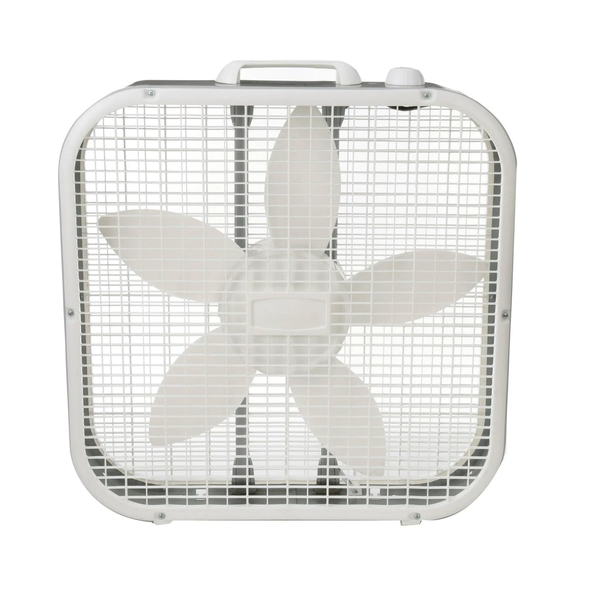 20" Classic Box Fan, 3 Speeds, White A399