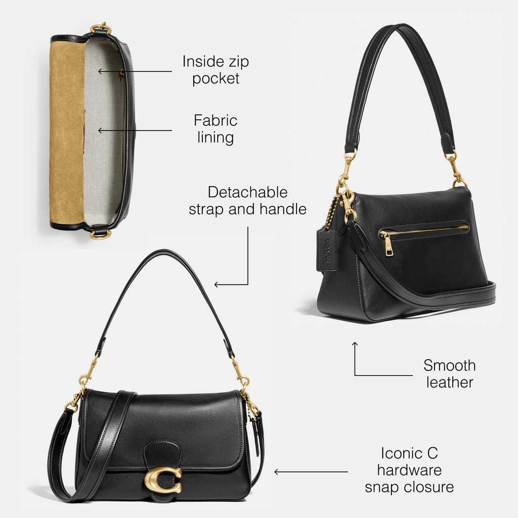 Soft Calf Leather Shoulder Bag A8043