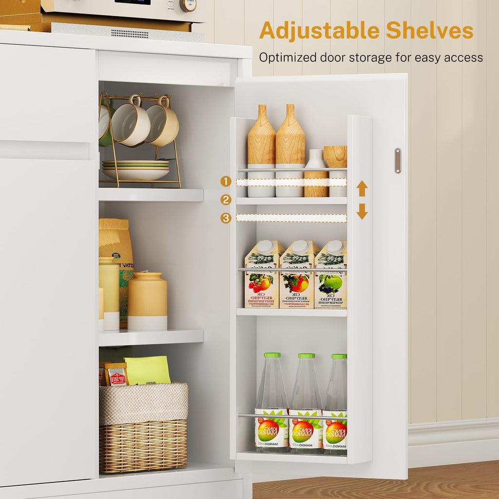 Pantry Cabinet with Charging Station Q17528