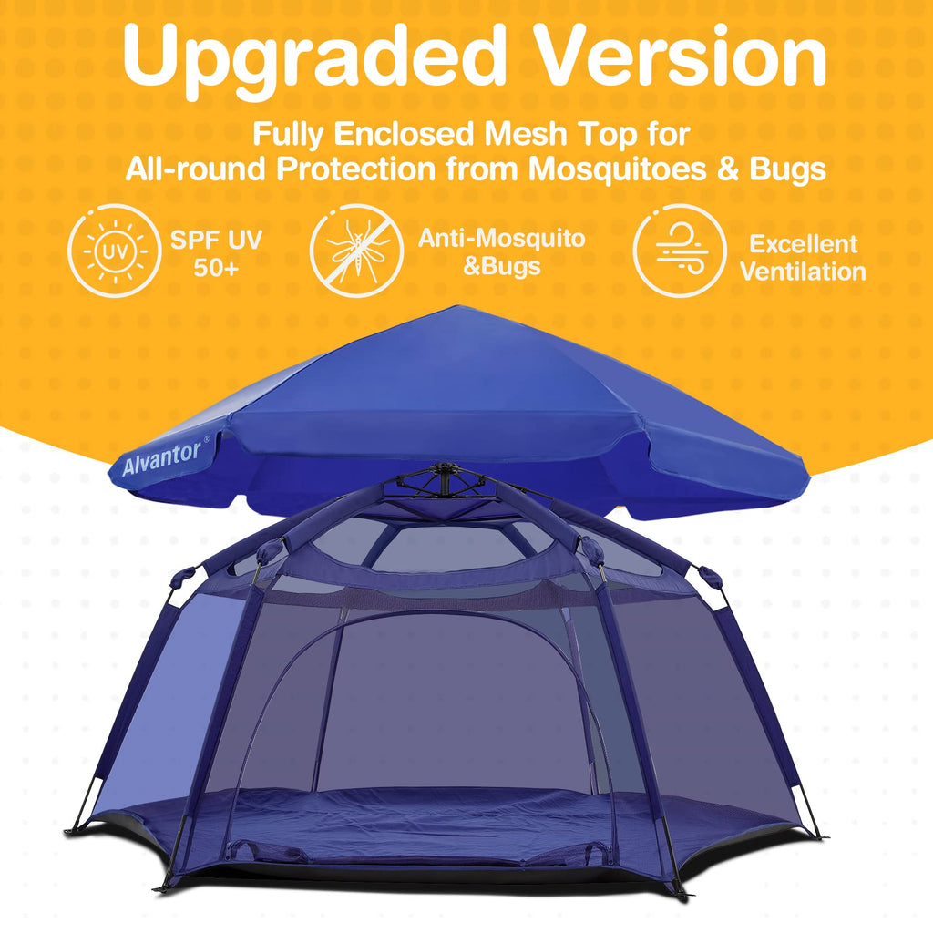 Portable Baby Playpen with Mesh D200