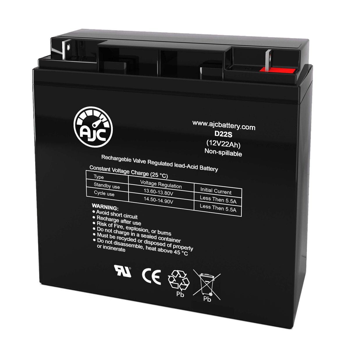 12V 22Ah Jump Starter Battery A44550