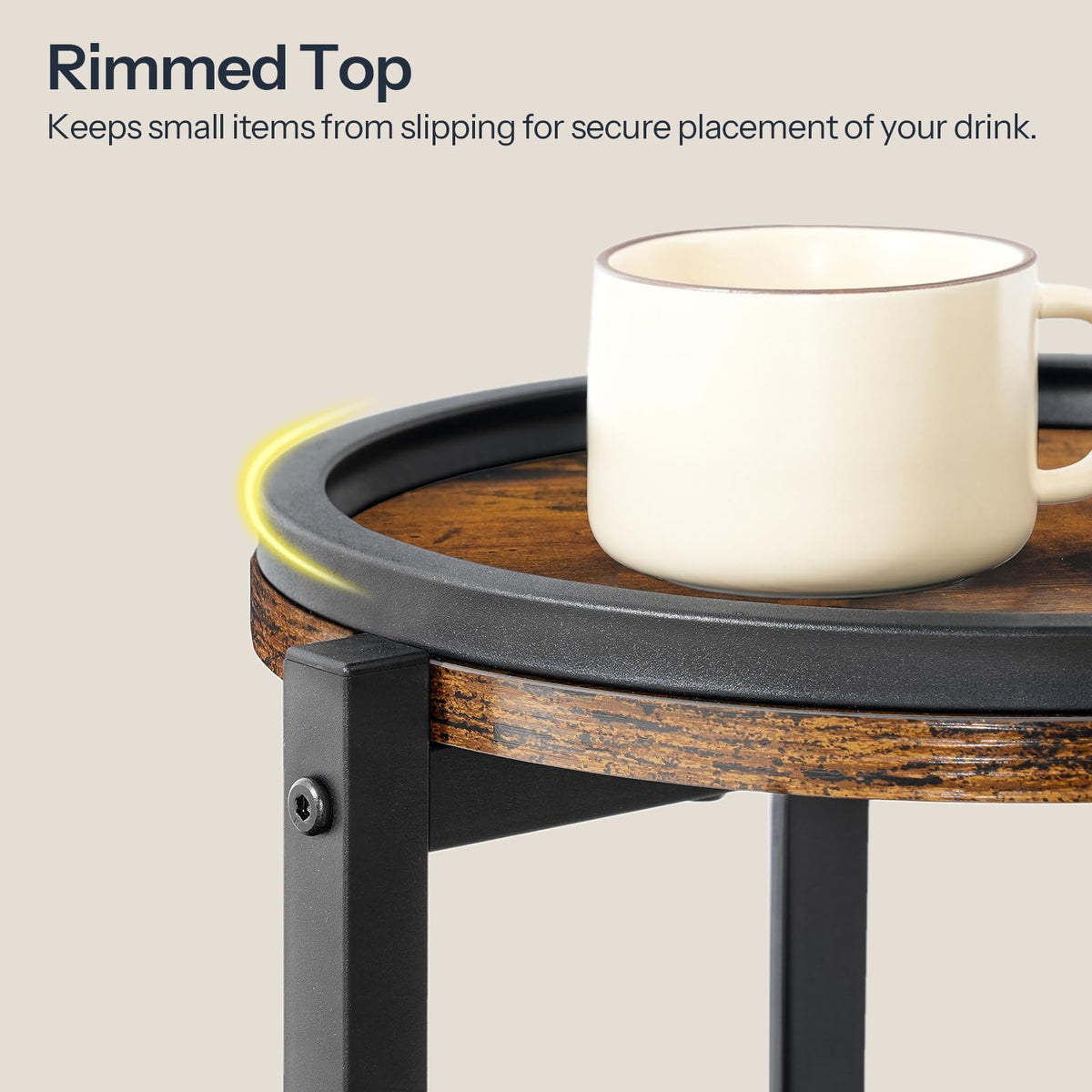 Small Round 3-Tier Side Table R31684