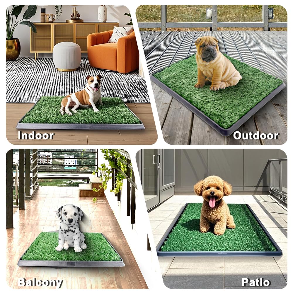 Artificial Turf Dog Grass Pad with Tray 30"X20" C119687