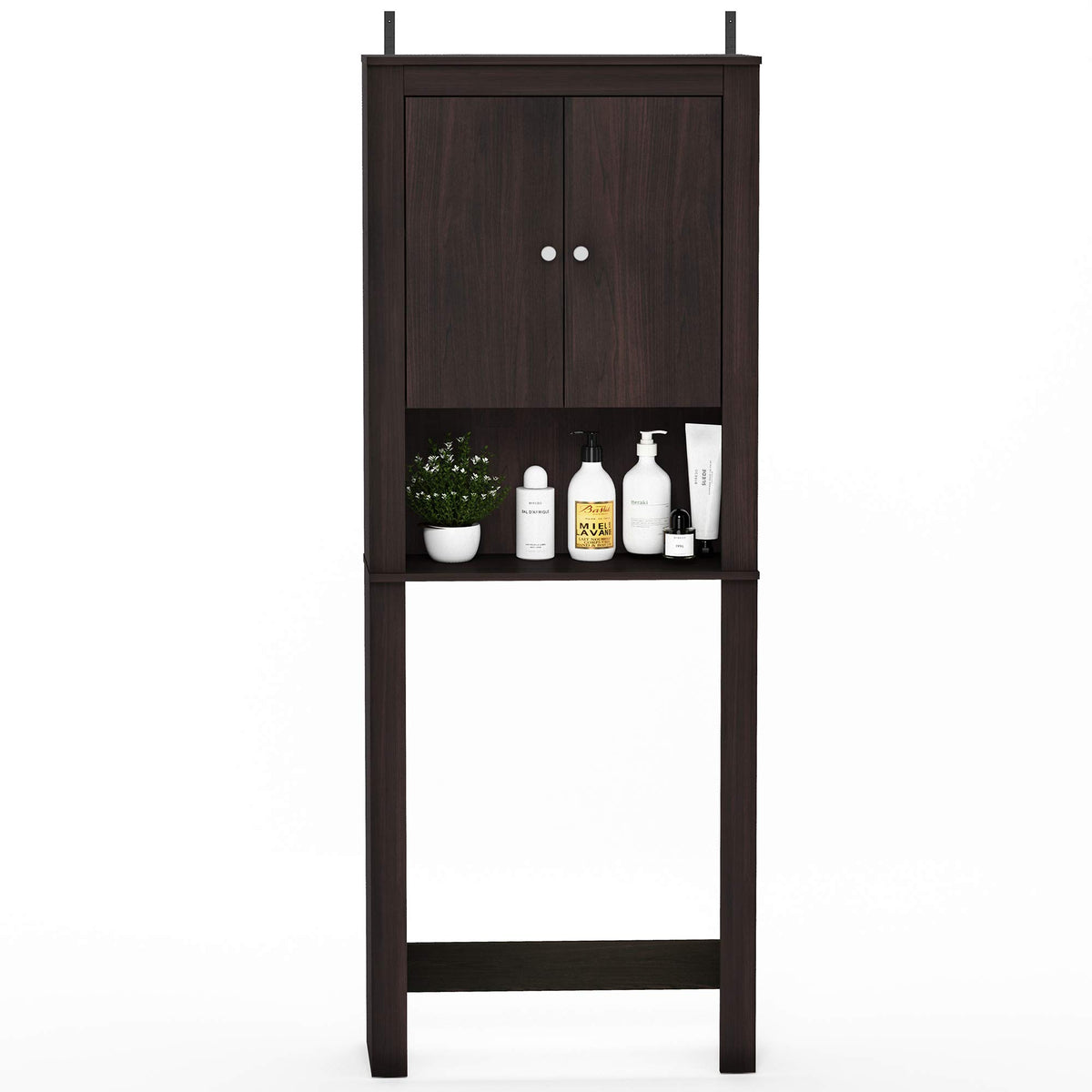 Black Over The Toilet Storage Cabinet R571