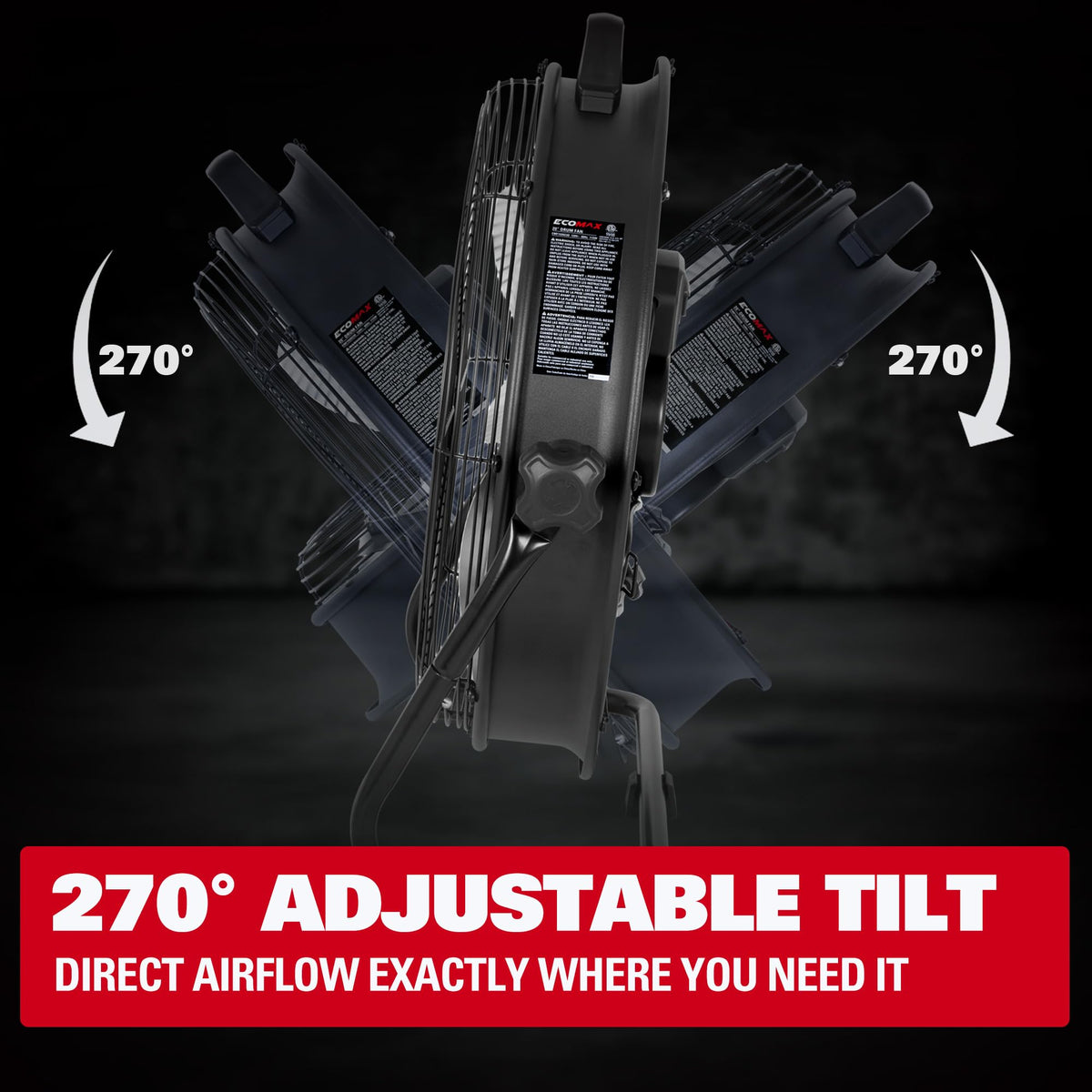 20-Inch 2300 CFM 3-Speed Industrial Drum Fan Z1913