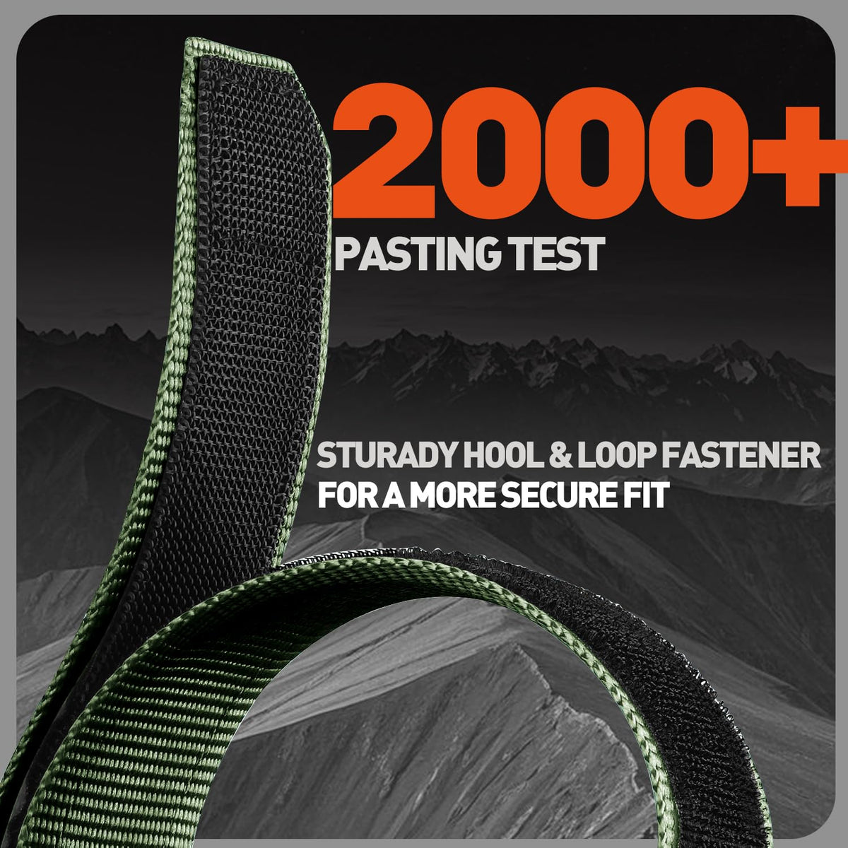 Nylon Sports Strap with Woven Design U6492