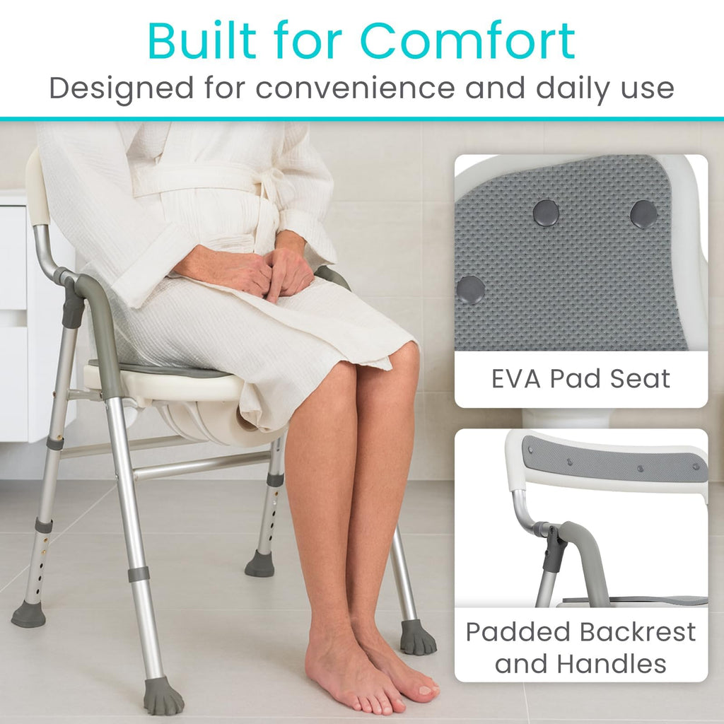 U-Shaped Shower Chair with Arms K667