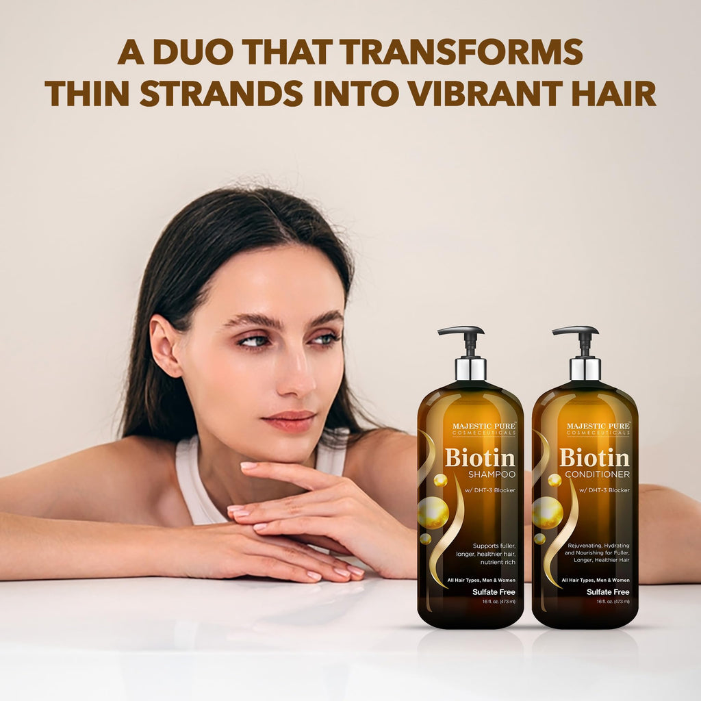 Biotin Shampoo and Conditioner Set 2x16 Fl oz A5422