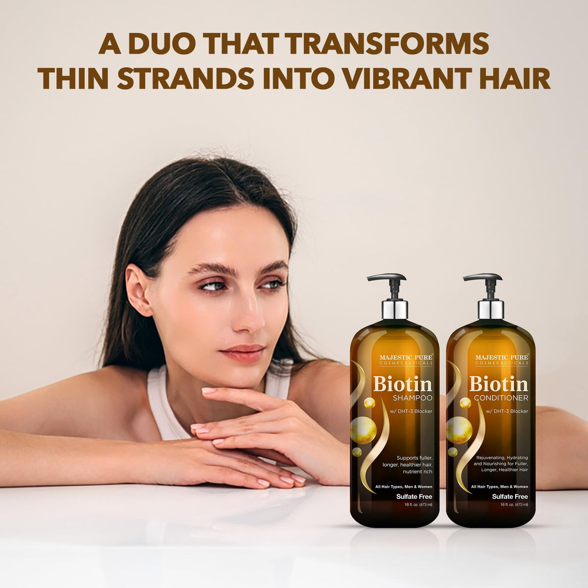 Biotin Shampoo and Conditioner Set 2x16 Fl oz A5422