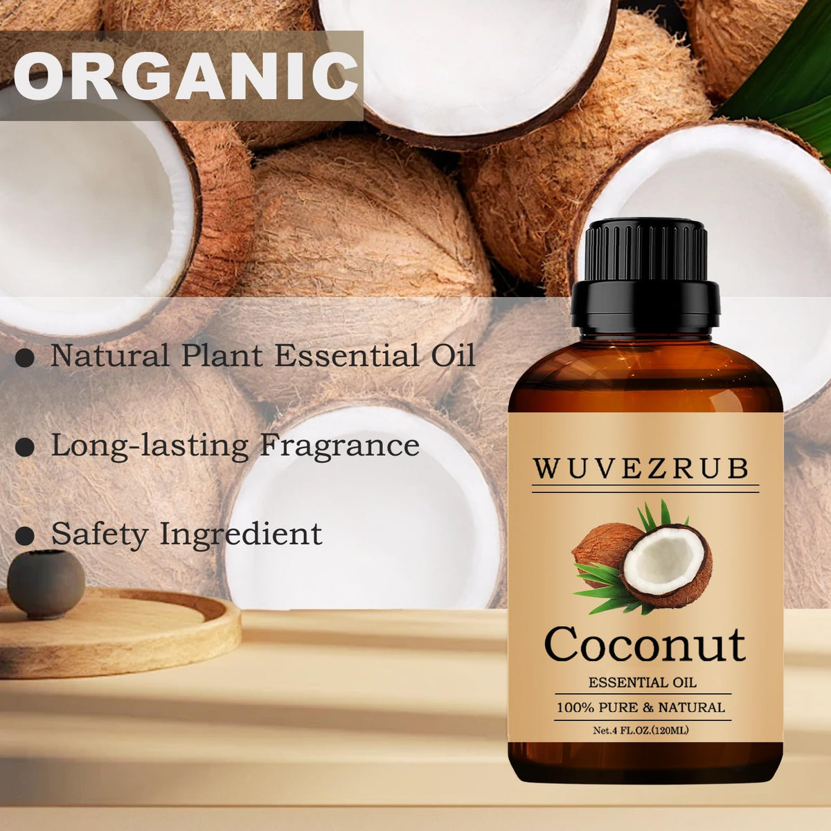 Coconut Essential Oil 120ml H618