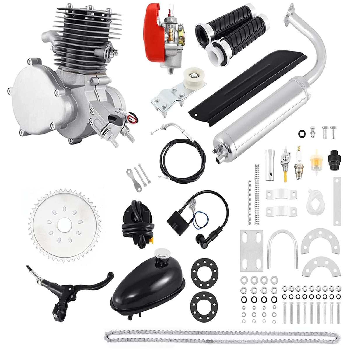 100cc 2 Stroke Air-Cooling Bicycle Engine Kit Z459