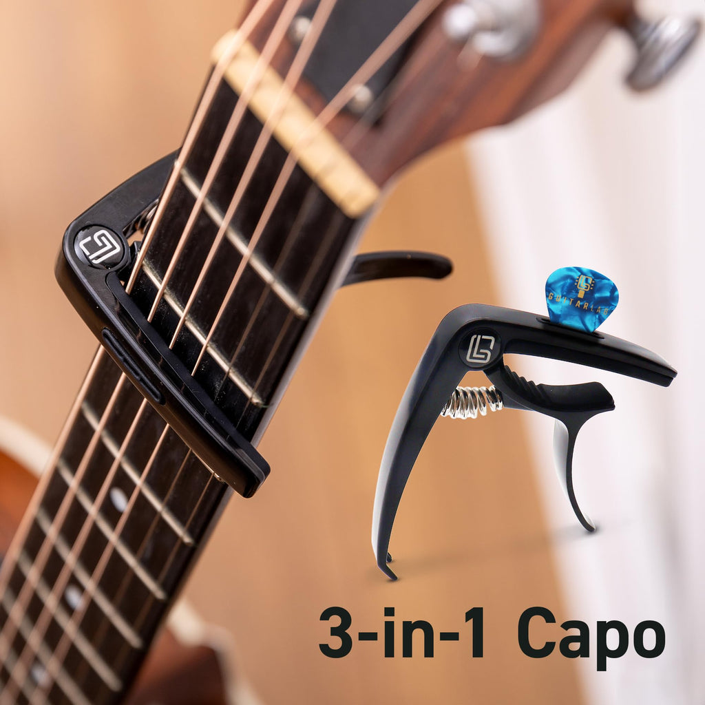 Guitar Accessories Kit - Strap, Capo, Tuner & Picks G61545