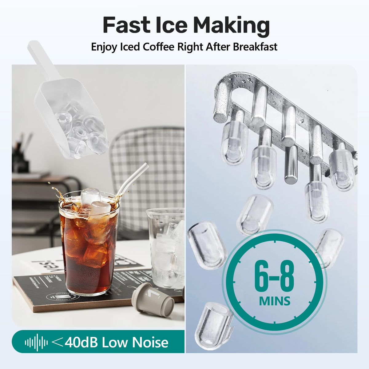 Countertop Ice Maker with Self-Cleaning I98250