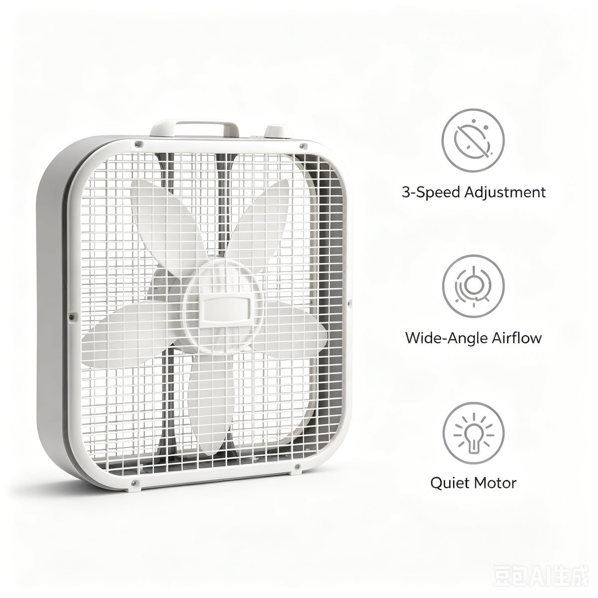 20 Inch 3 Speed Box Fan E304