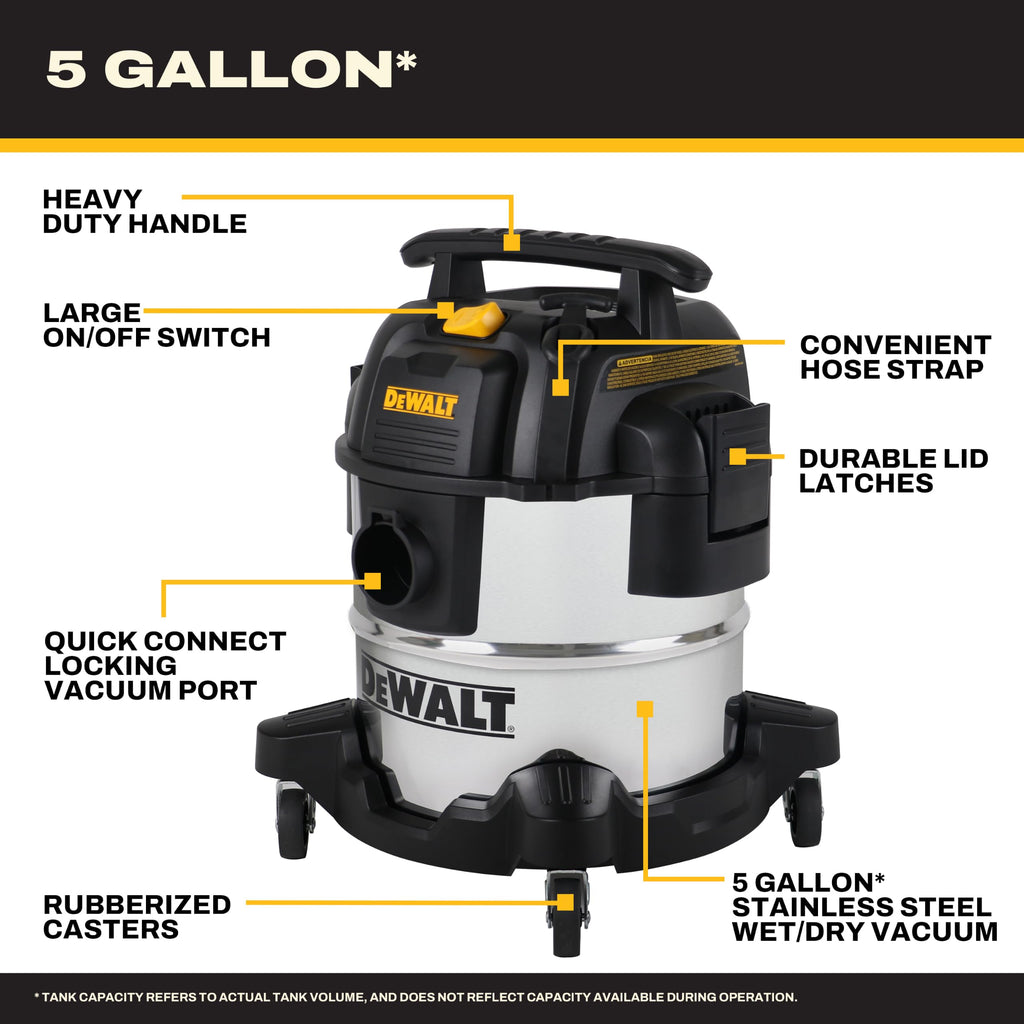 5 Gallon Wet and Dry Shop Vacuum with Blower N474893