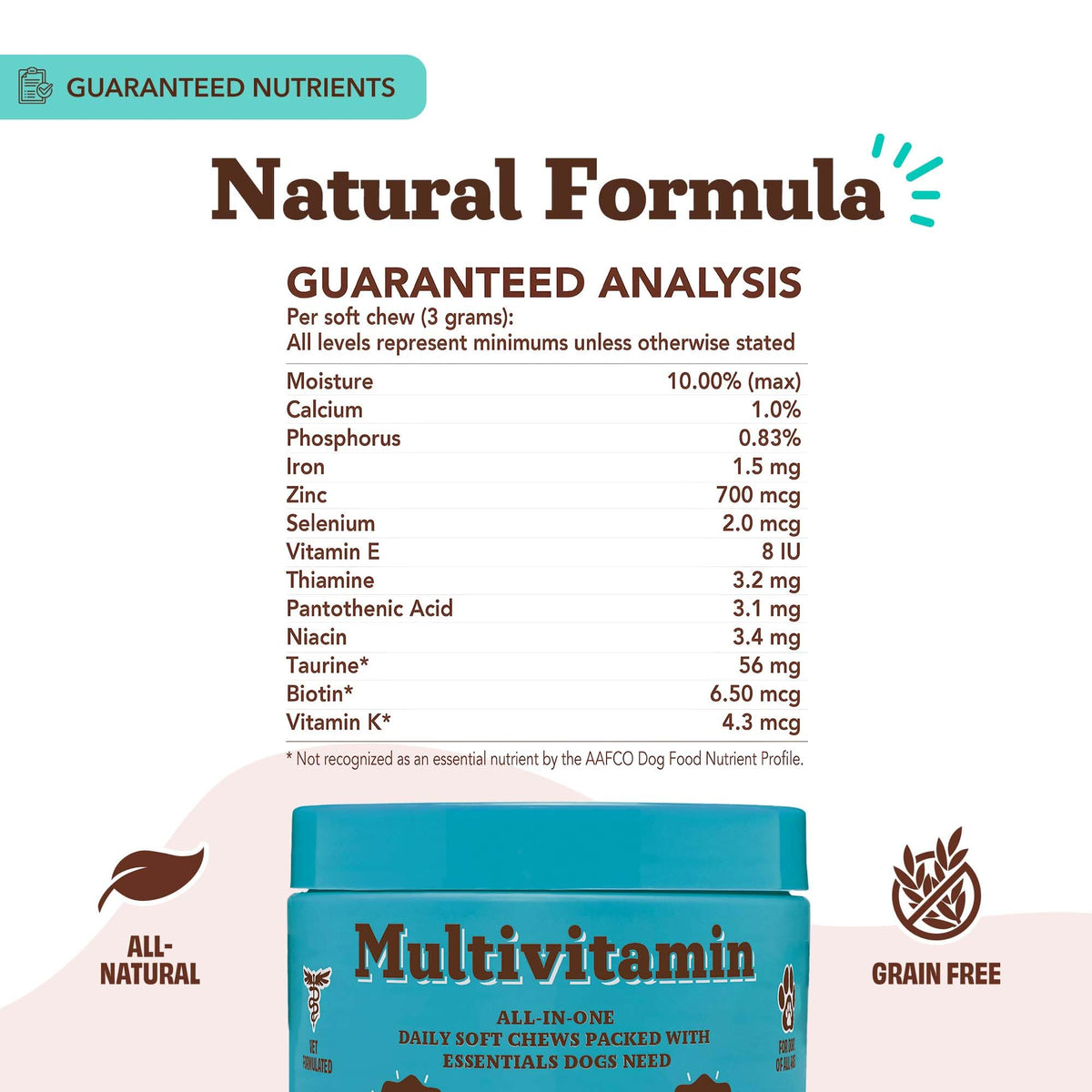 25-in-1 Multivitamin for Dogs 180 Count H5252
