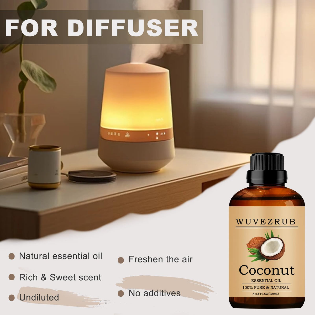 Coconut Essential Oil 120ml H618