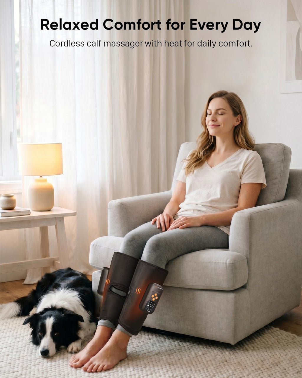 Cordless Air Compression Calf Massager F5125