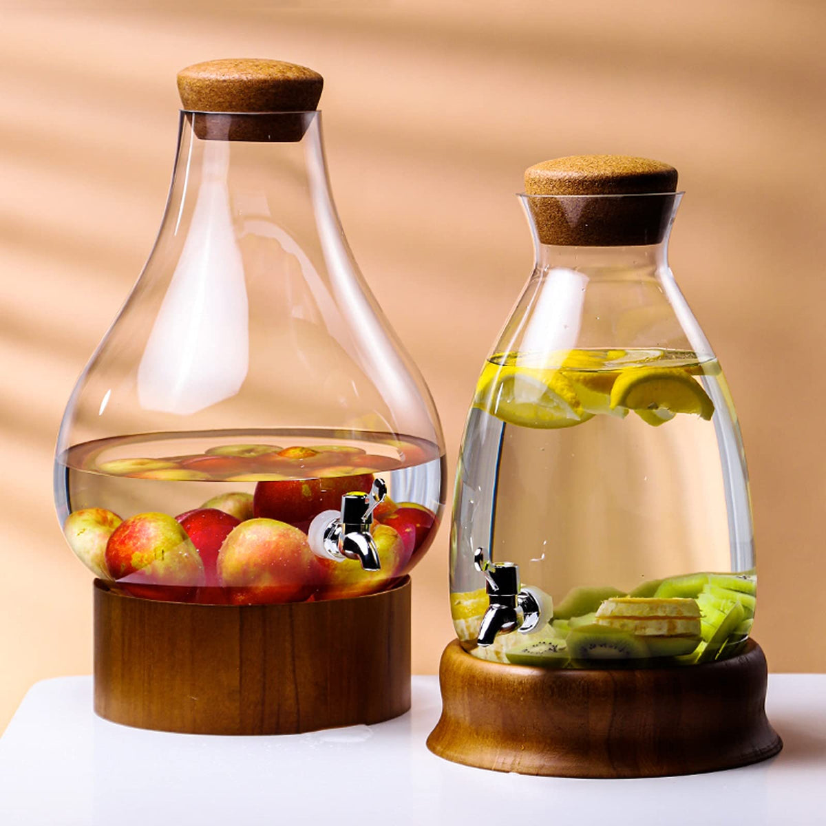 Glass Water Carafe with Faucet 6L F136912