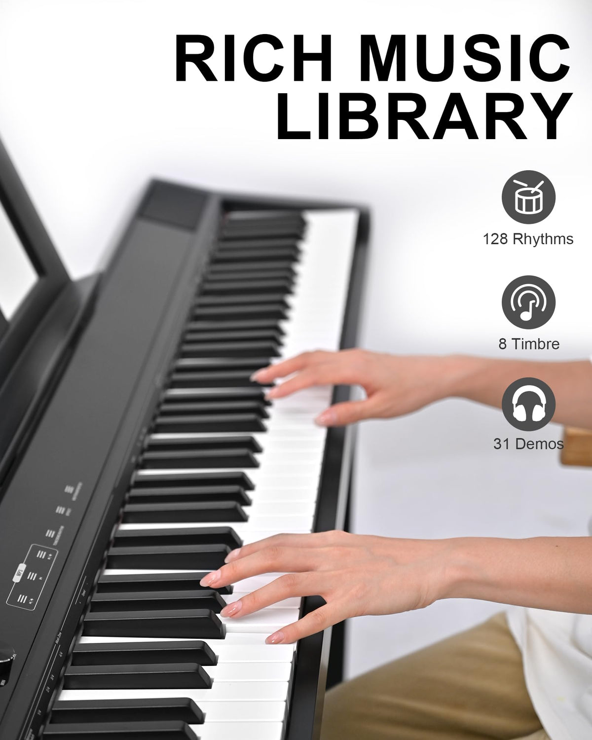 88 Key Weighted Digital Piano J404122