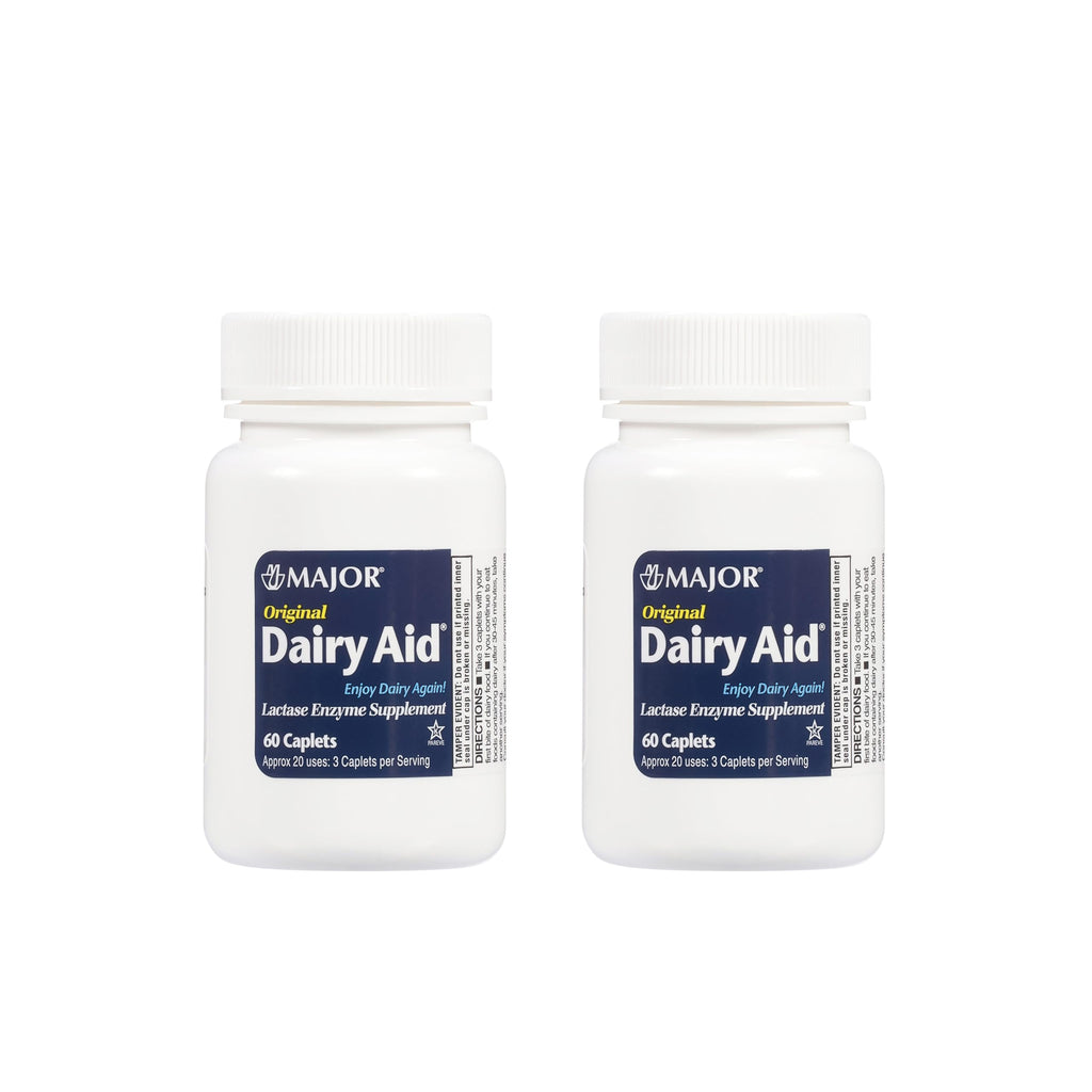 Lactase Enzyme Supplement 60 Caplets 2 Pack X1334