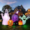 8FT Inflatable Ghost Cat Pumpkin A201