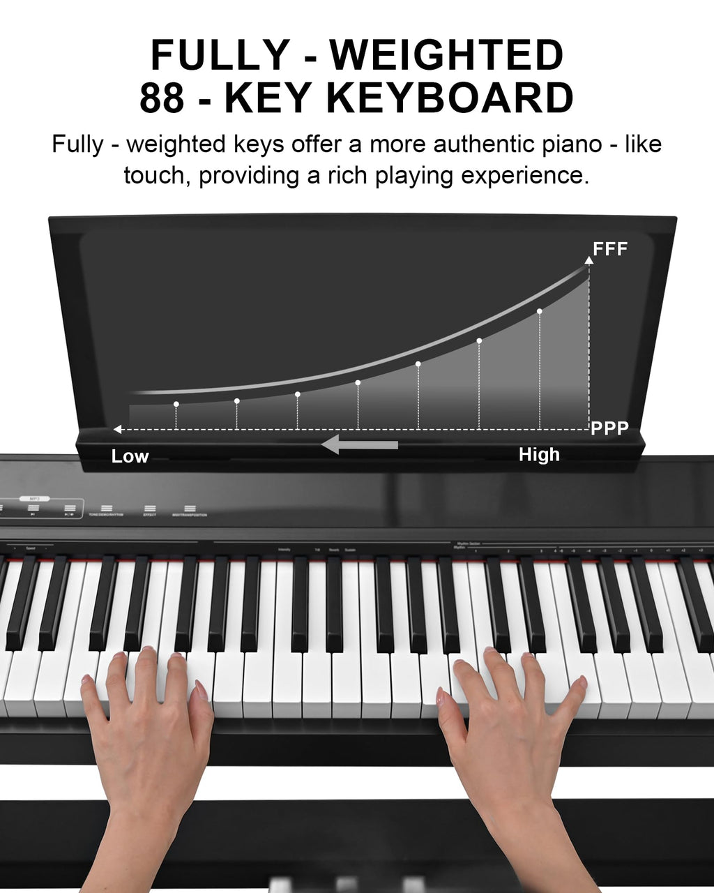 88 Key Weighted Digital Piano J404122