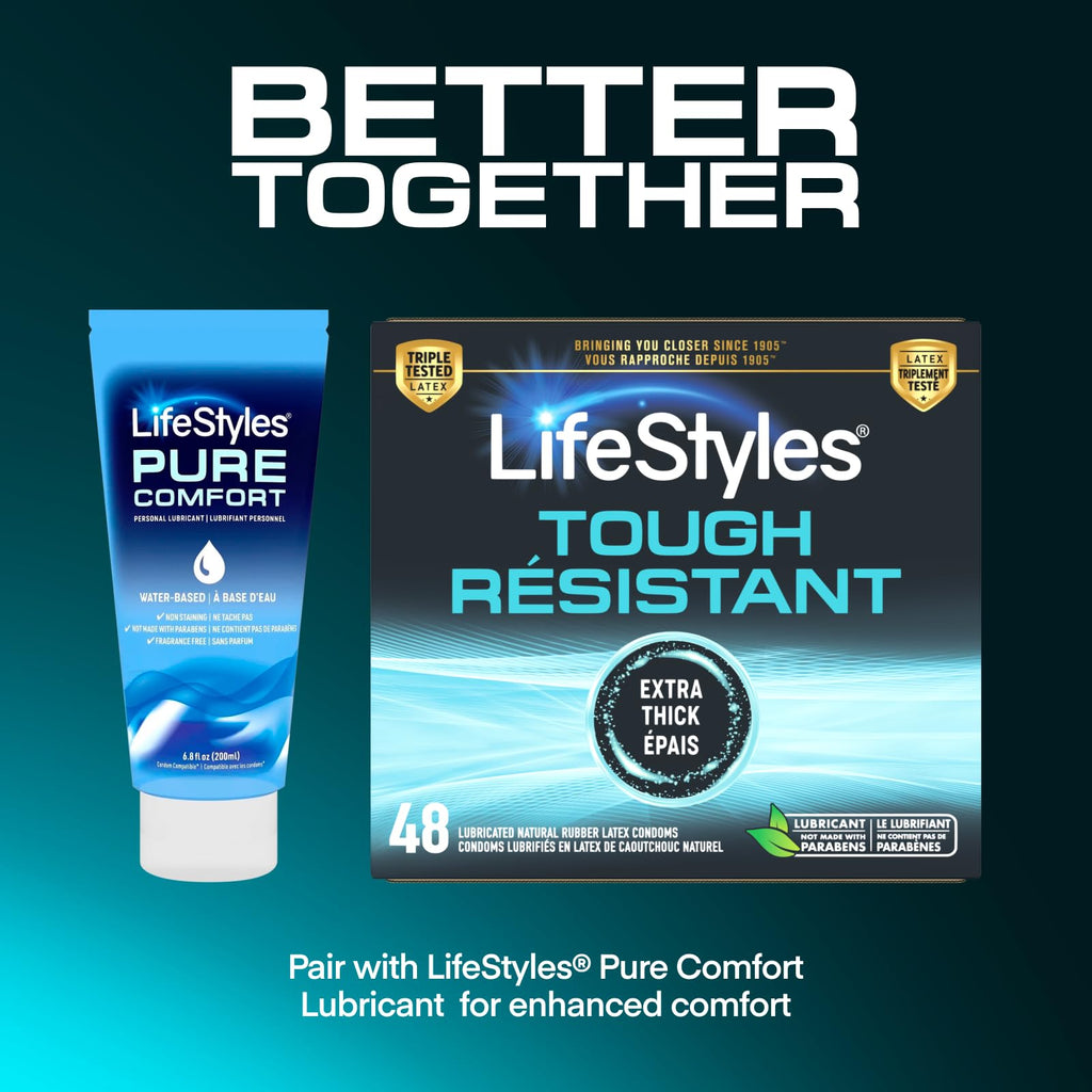 Natural Rubber Lubricated Condoms 48 Count K1556