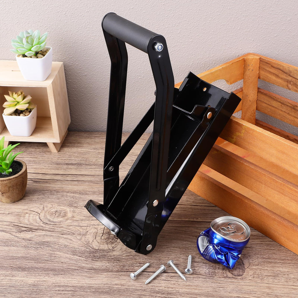Wall Mounted Can Crusher with Bottle Opener F476