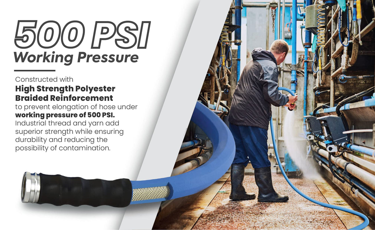 1" x 100' Rubber Garden Hose T58671