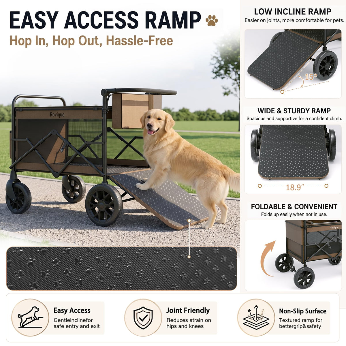 Foldable Dog Stroller X623