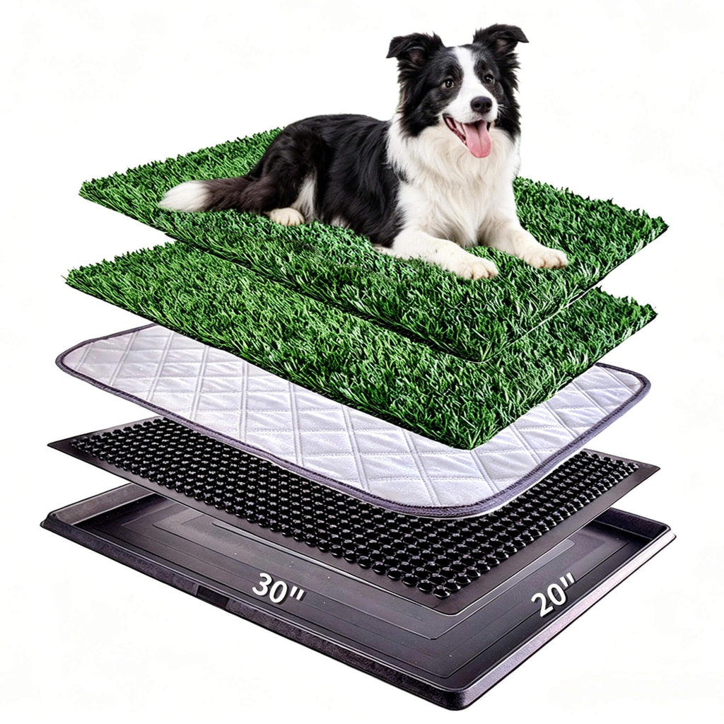 Artificial Turf Dog Grass Pad with Tray 30"X20" C119687