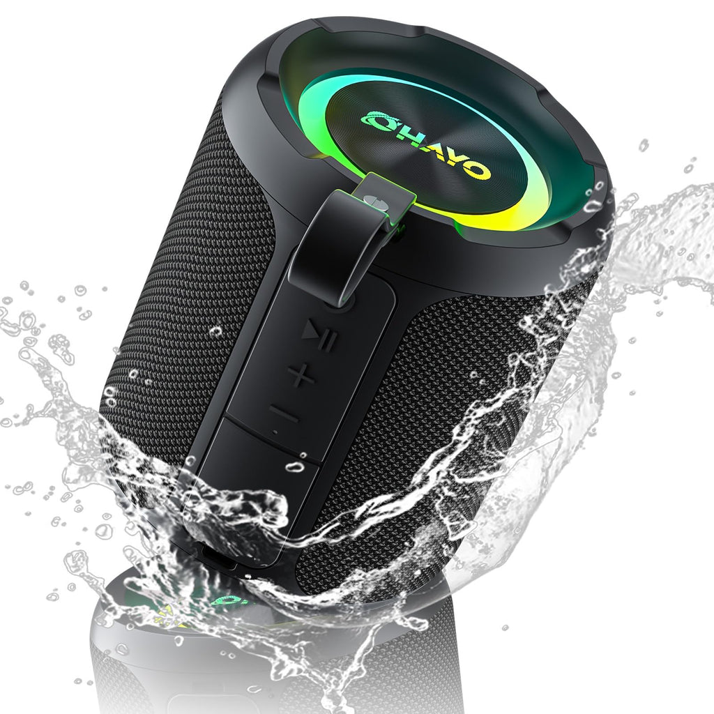 40W Wireless Portable Bluetooth Speaker with Lights, IPX7 Waterproof M5306