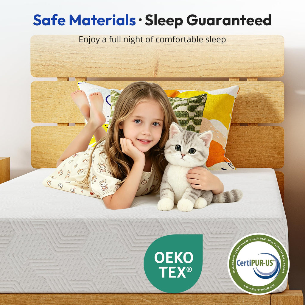 5 Inch Cooling Gel Memory Foam Twin Mattress J945120