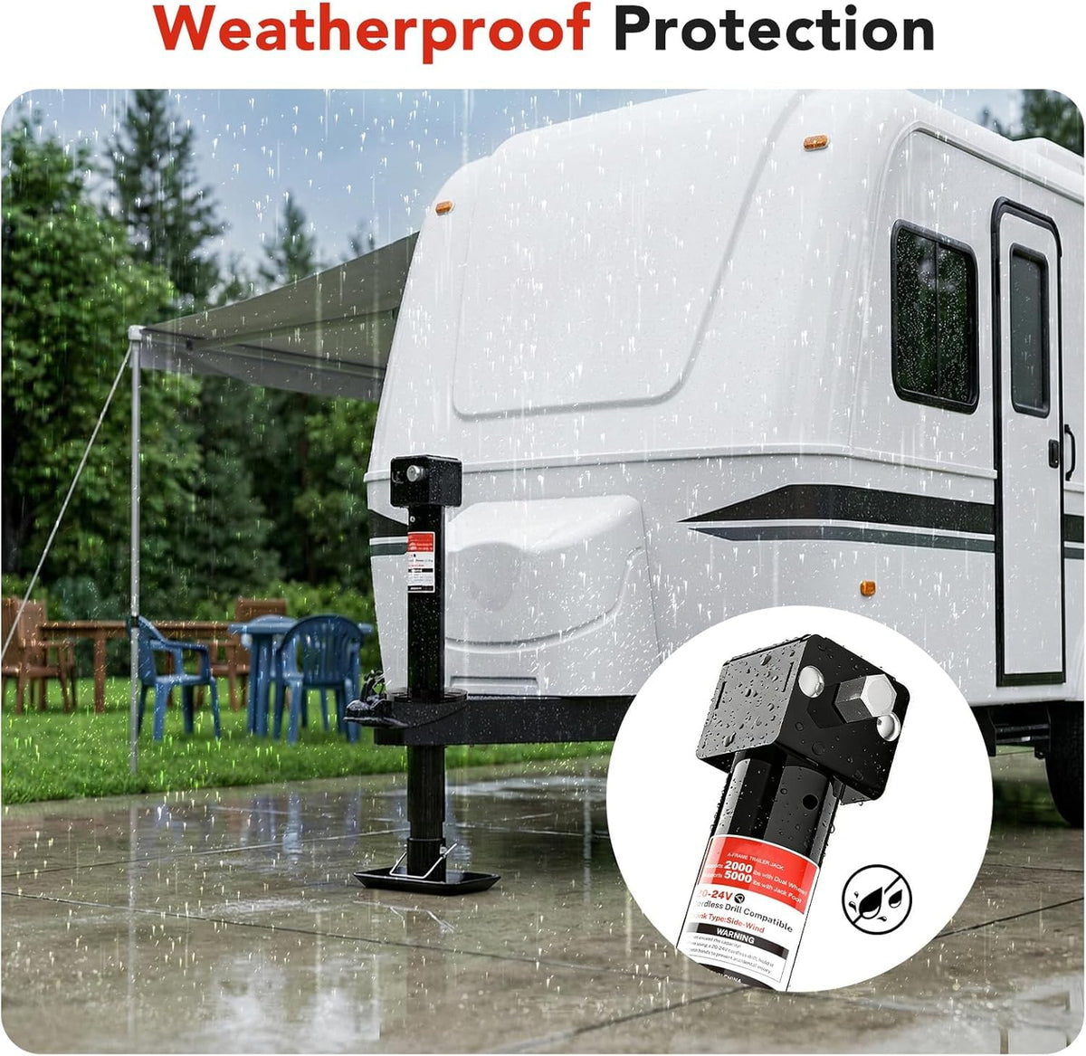 A-Frame Trailer Jack 2-in-1 D201