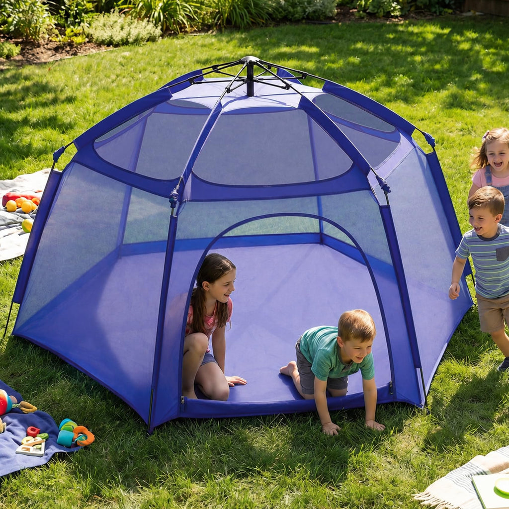 Portable Baby Playpen with Mesh D200